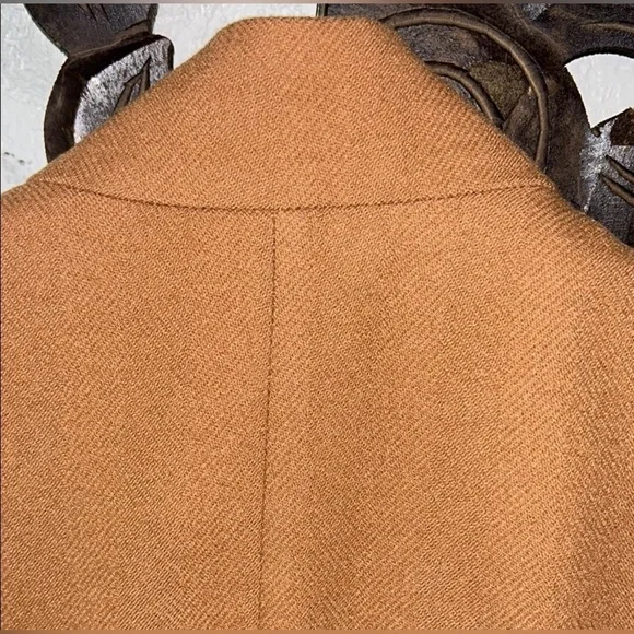 Liz Claiborne Textured Camel Career Open Front Lined Blazer Women's Size M - Picture 8 of 12